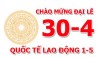 Thông báo: Nghỉ lễ 30/4 và Quốc tế lao động 1/5